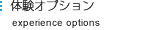 体験オプション　experience options